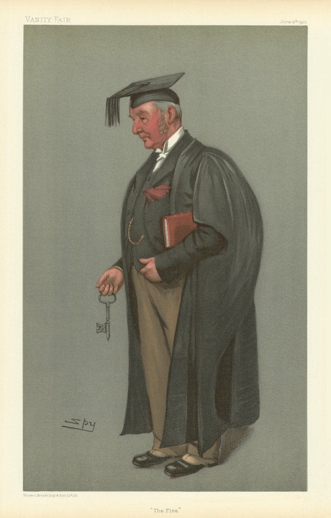 VANITY FAIR SPY CARTOON Edward Compton Austen-Leigh 'The Flea'. Eton Master 1901